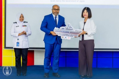 ސަވައިލެންސް މަސައްކަތަށް ޖަޕާނުން ރާއްޖެއަށް، 82 ފޫޓުގެ އުޅަނދެއް ހަދިޔާކޮށްފި