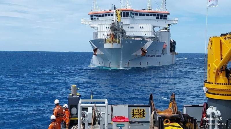 ރަސްމާލެ ހިއްކުން 3 ގުނަ އަވަސްކުރަން ދުނިޔޭގެ އެންމެ ބޮޑު އެއް ޑްރޭޖަރު ބޭނުންކުރަން ފަށައިފި