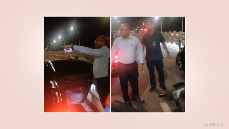 ބްރިޖުގައި 2 ސައިކަލު ޖެހި އެކްސިޑެންޓެއް؛ އަނިޔާވި މީހުން ހޮސްޕިޓަލަށް ގެންދިޔައީ ވަޒީރުގެ ކާރުކޮޅުގައި