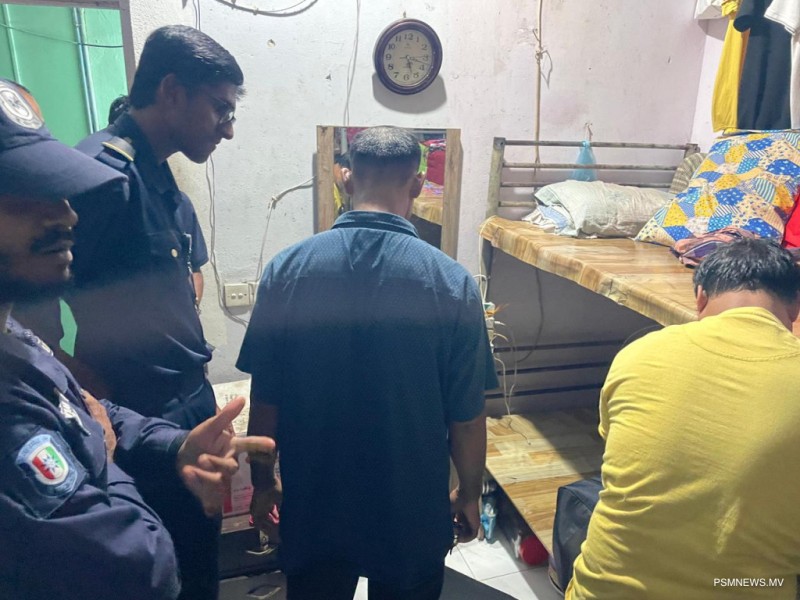 ގޭތެރޭގައި ކުރުނބާ ފަނި ތައްޔާރުކޮށް ވިއްކި ބިދޭސީންތަކެއް އިމިގްރޭޝަންގެ ދަށަށް