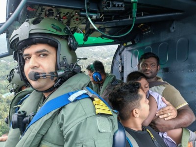 މީހުން ސަލާމަތް ކުރުމާއި އިންސާނީ އެހީ ފޯރުކޮށްދިނުމުގައި އިންޑިއާއާއި ޕާކިސްތާން ސްރީލަންކާއަށް އެހީތެރިވަނީ