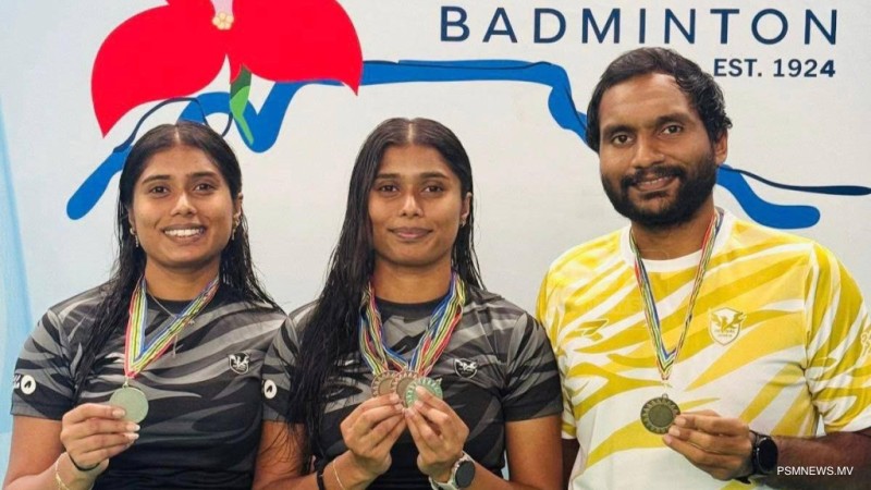 ސައުތު އެފްރިކާ އިންޓަނޭޝަނަލް ބެޑްމިންޓަން މުބާރާތުން ރާއްޖެއަށް އިތުރު ދެ މެޑަލް