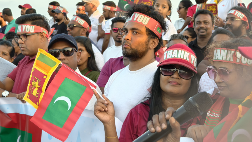 ލަންކާ ރައްޔިތުން އެއްވެ ހާމަކޮށްދިނީ ދިވެހީންނަށް ޓަކައި އޮތް ލޯތްބާއި ޝުކުރު