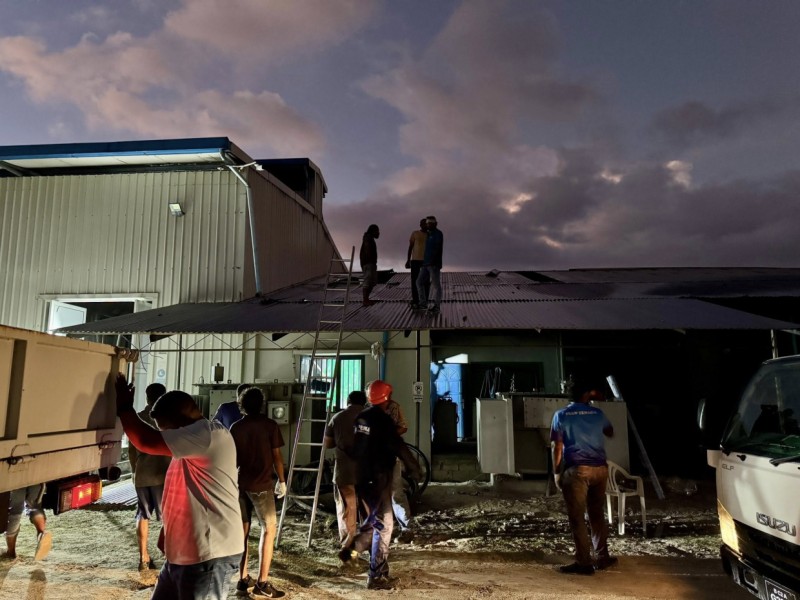 ގާތްގަނޑަކަށް އަށް ގަޑިއިރު ފަހުން މައްސަލަ ހައްލުކޮށް، ގަމަށް އަލުން ކަރަންޓު ދީފި