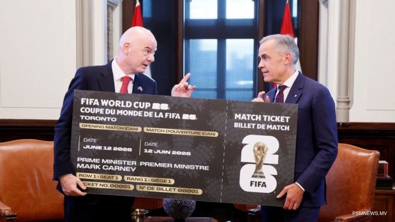 ވޯލްޑް ކަޕް ގުރު ނަގަން ކެނެޑާގެ ބޮޑު ވަޒީރު އެމެރިކާ އަށް