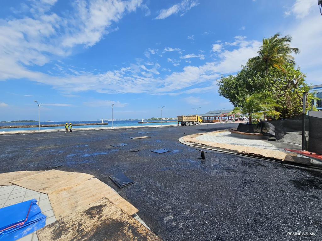 ބޮޑުތަކުރުފާނު މަގުގެ ސެގްމަންޓް 1ގައި ތާރުއެޅުމުގެ މަސައްކަތް ފަށައިފި