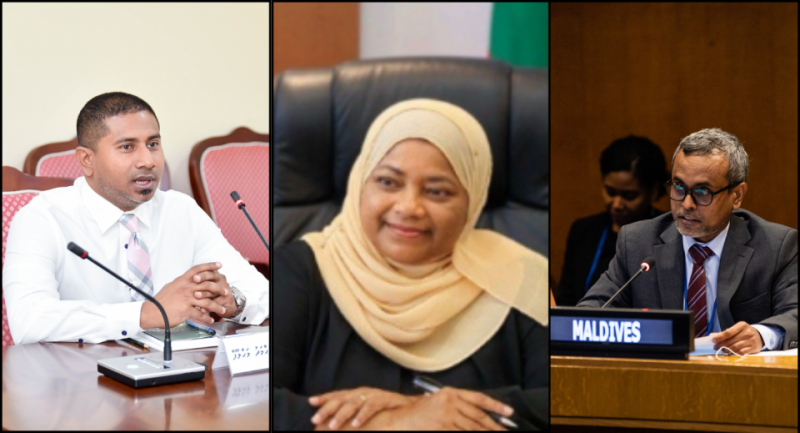 މަހްލޫފް، ހާލާ އަދި ޒުހުރީ، ސަފީރުންގެ ގޮތުގައި އައްޔަން ކުރުމަށް ރުހުންދީފި