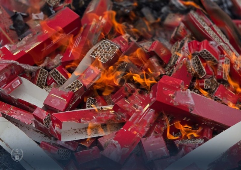 ކަސްޓަމްސްއިން 1.8 މިލިއަނަށް ވުރެ ގިނަ ސިނގިރޭޓު ނައްތާލައިފި