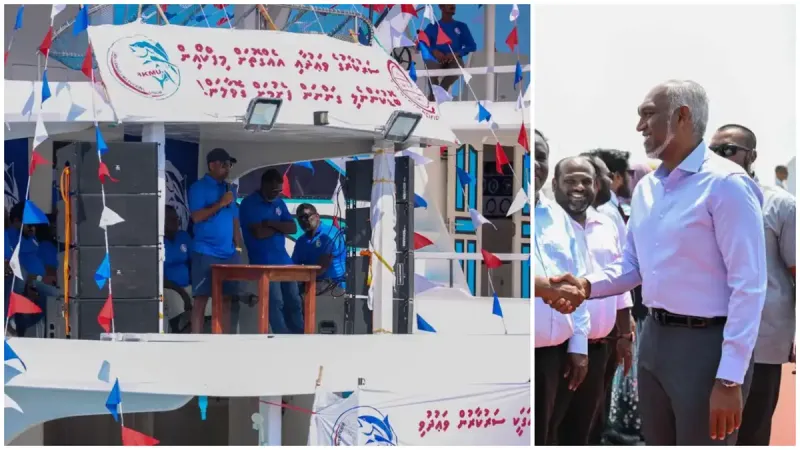މަސްވެރިންގެ ކަންބޮޑުވުންތަކަށް ބީރު ކަންފަތެއް ދެއްވާ، ރައީސް މުޢިއްޒު މަސްވެރިންގެ ދުވަސް ފާހަގަ ކުރެއްވުމަށް ދުވާފަރަށް ވަޑައިގެންފި
