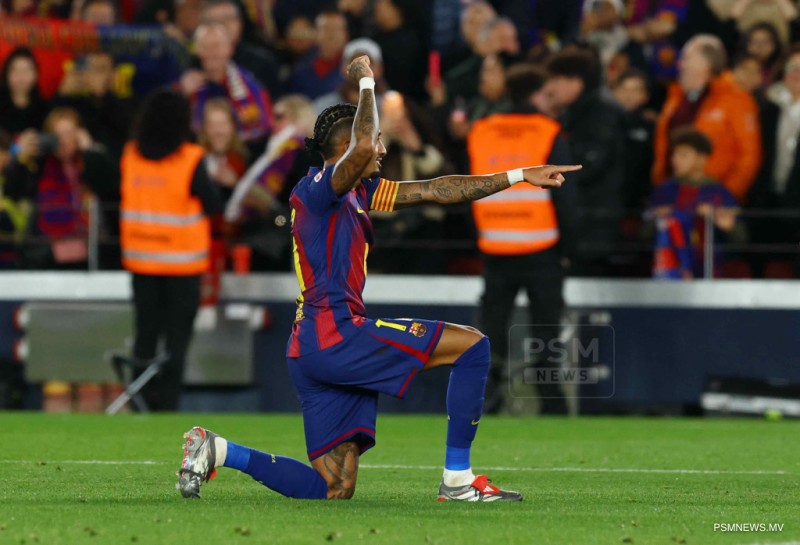 ރަފީނިއާގެ ދެ ލަނޑުން ބާސެލޯނާ މޮޅުވެއްޖެ