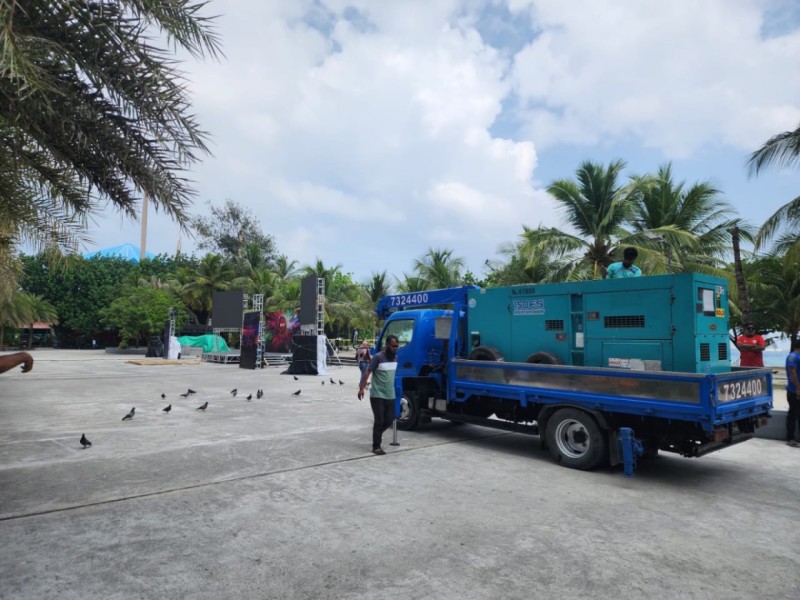 ޔާމީންގެ ޖަލްސާއަށް ސްޓެލްކޯއިން ކަރަންޓް ނުދީފާނެތީ 150 ކިލޯގެ ޖަނަރޭޓަރެއް ބަހައްޓައިފި