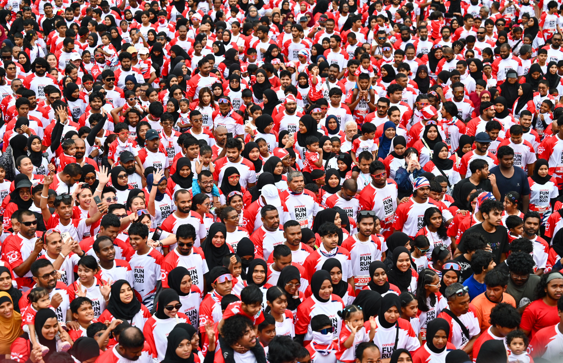 އުފާވެރި، މަޖާ "ފަން ރަން" ދުވުން 7،000 އަށް ވުރެ ގިނަ ބައިވެރިންނާ އެކު ނިންމާލައިފި