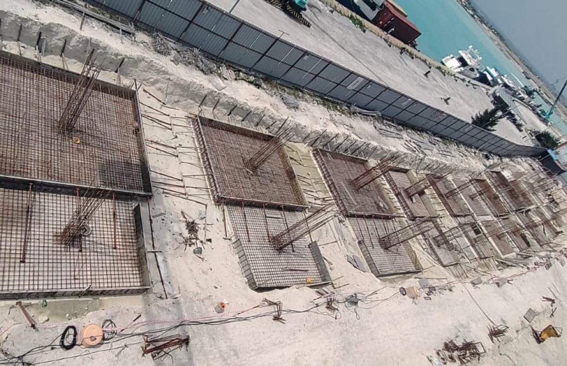 ބްލޫ ލެގޫން ރެޒިޑެންޝަލްގެ ކޮންސްޓްރަކްޝަން ފަށައިފި