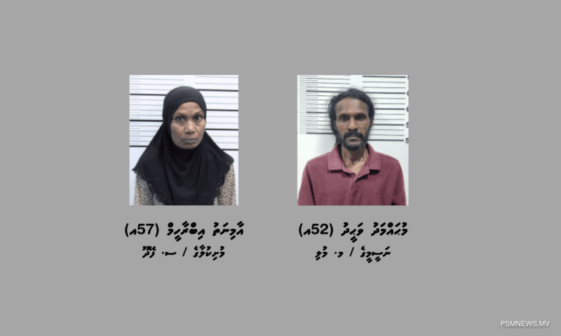 މަސްތުވާތަކެތީގެ ވިޔަފާރިކުރާކަމުގެ ތުހުމަތުގައި 2 މީހަކު ހައްޔަރުކޮށްފި