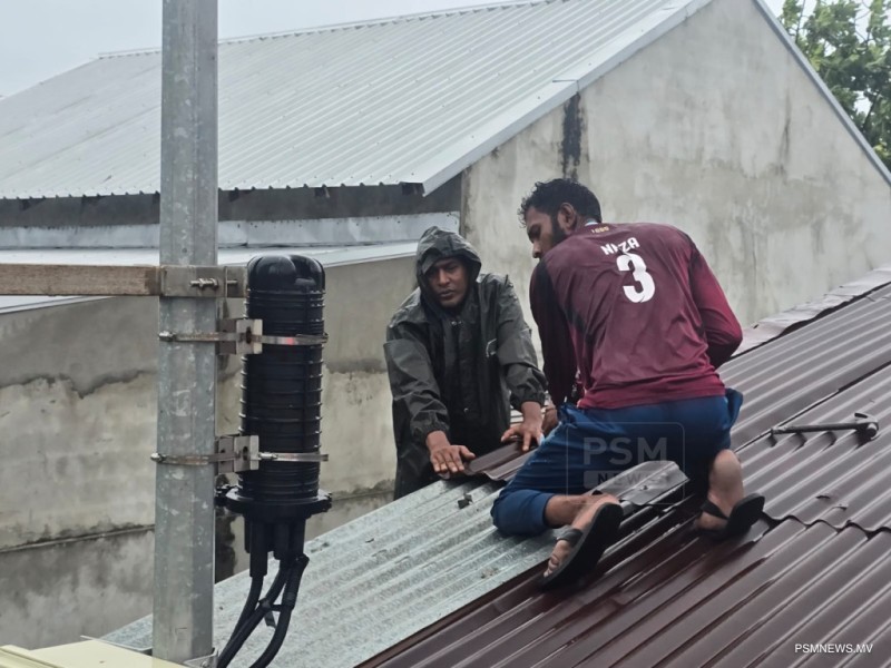 ވިއްސާރައިގައި އައްޑޫގެ 4 ގެއެއްގެ ފުރާޅު އެއްލާލައި ބޮޑެތި ގެއްލުންތަކެއް