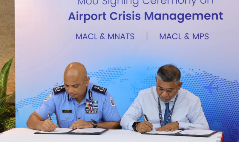 ކުއްލި ހާލަތްތަކުގައި އެހީވުމާ ބެހޭ އެމްއޯޔޫއެއްގައި ފުލުހުންނާއި އެމްއޭސީއެލުން ސޮއިކޮށްފި