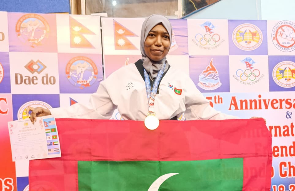 ޓައެކްވޮންޑޯ ތަރި ފާތުންއަށް ނޭޕާލްގައި ދެ ރަން މެޑަލް