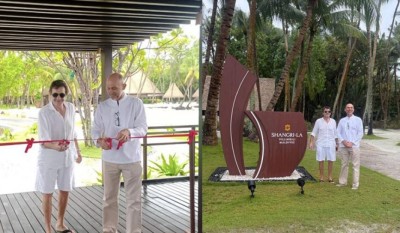 ފަސް އަަހަރު ފަހުން ޝަންގްރިއްލާ ހުޅުވައި، ފުރަތަމަ ފަތުރުވެރިޔާއަށް މަރުހަބާ ކިޔައިފި