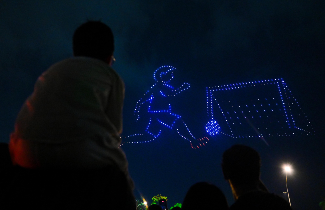 ތަފާތު ޑްރޯން ޝޯއަކާއި ހަވާއާ އެކު އާ އަހަރަށް މަރުހަބާ ކިޔައިފި