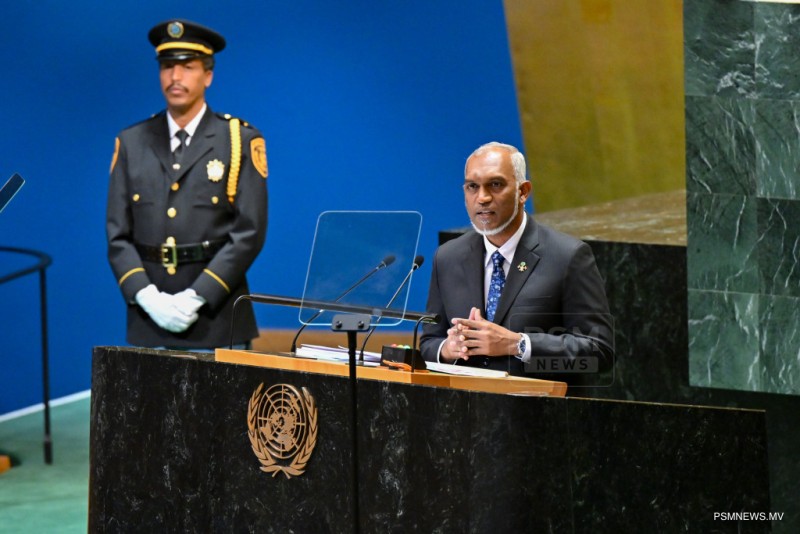 ރައީސް، ޤައުމުތަކުގެ ވެރިންނަށް މީލާދީ އައު އަހަރުގެ ތަހުނިޔާ ފޮނުއްވައިފި