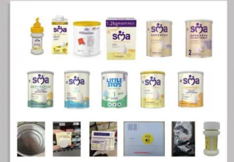 ނެސްލޭ އިންފެންޓް ފޯމިއުލާގެ ބެޗުތަކެއް ވިހަ މާއްދާއެއް، ސަމާލުވާން އެދެފި