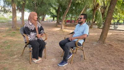 ފަށާއިރު ޕްރޮގްރާމްގައި ދުވާފަރު ކައުންސިލް މެންބަރު މަރިޔަމް ޔަޝްފާ ވާހަކަ ދައްކަވަނީ