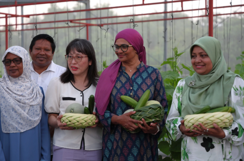 ވާދޫ ގްރީން ފާމް ހުޅުވައިފި: "މަހަކު 80،000 ރުފިޔާގެ އާމްދަނީއެއް ލިބޭނެ ކަމަށް ބެލެވޭ"