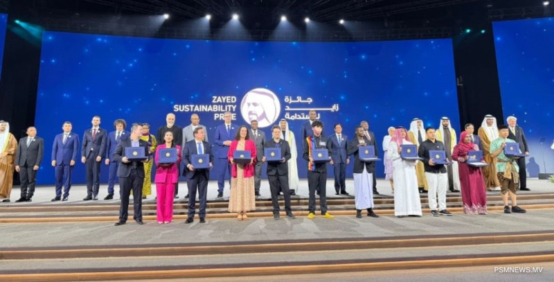 އަބޫދާބީ ސަސްޓެއިނަބިލިޓީ ވީކް ހުޅުވުމުގެ ރަސްމިއްޔާތުގައި ޚާރިޖީ ވަޒީރު