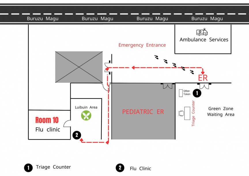 ހުމާއި އަރިދަފުސް ރޯގާއަށް ޚާއްސަ ފްލޫ ކްލިނިކެއް އައިޖީއެމްއެޗުގައި ހުޅުވައިފި