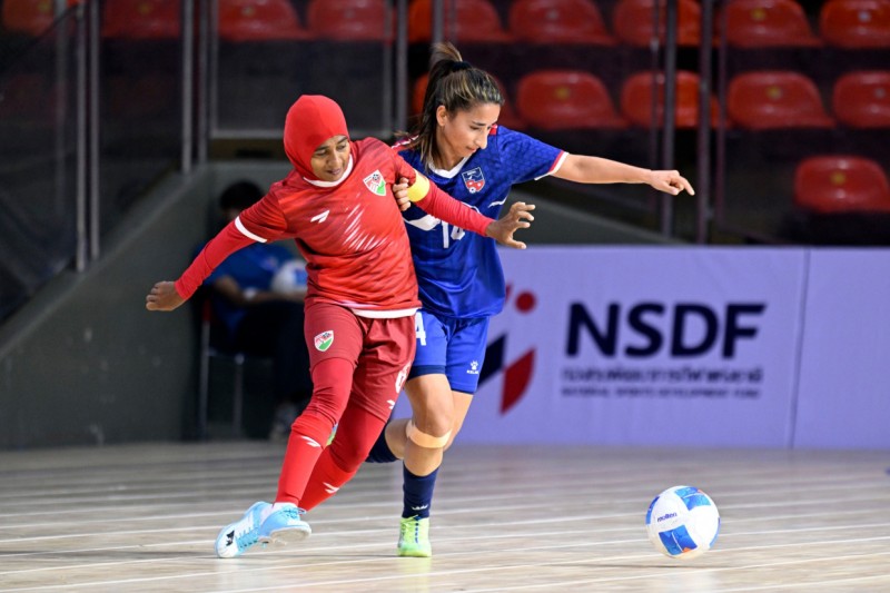 ދެވަނަ މެޗުގައި ނޭޕާލުން ރާއްޖެ ކޮޅަށް 5 ލަނޑު