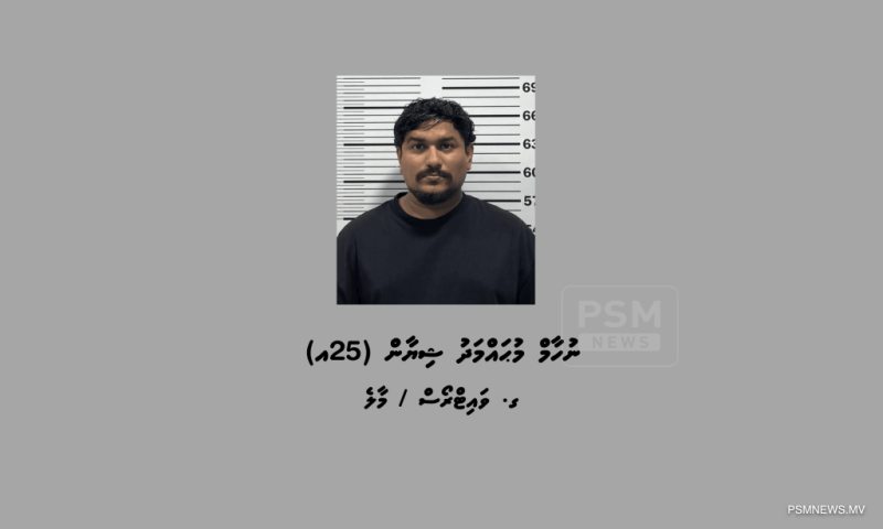 ފުޅާދާއިރާއެއްގައި ވޭޕްގެ ވިޔަފާރިކުރާ މީހަކު ހައްޔަރުކޮށްފި