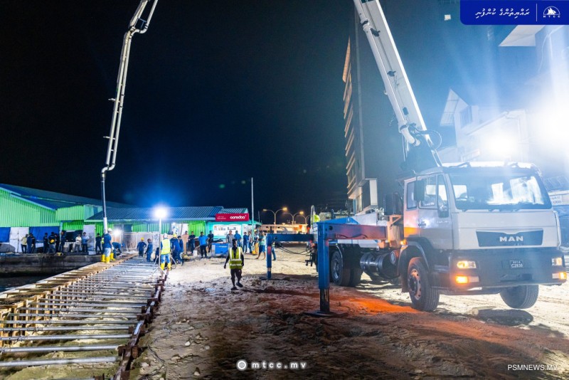 ބާޒާރުމަތީ މަގު ހެދުން: 55 މީޓަރުގެ އެއްގަމު ތޮށީގެ މަސައްކަތް ނިންމާލައިފި