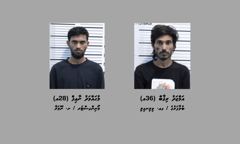 266 ގްރާމް ޑުރަގާއި ގިނަ އަދަދެއްގެ ފައިސާއާ އެކު 2 މީހުން ހައްޔަރުކޮށްފި