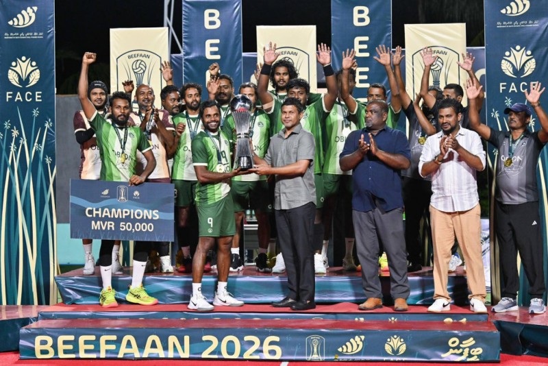 ފިޔޯރީގައި ބޭއްވި ބީފާނު ކަޕުގެ ޗެމްޕިއަންކަން ދަޑިމަގަށް