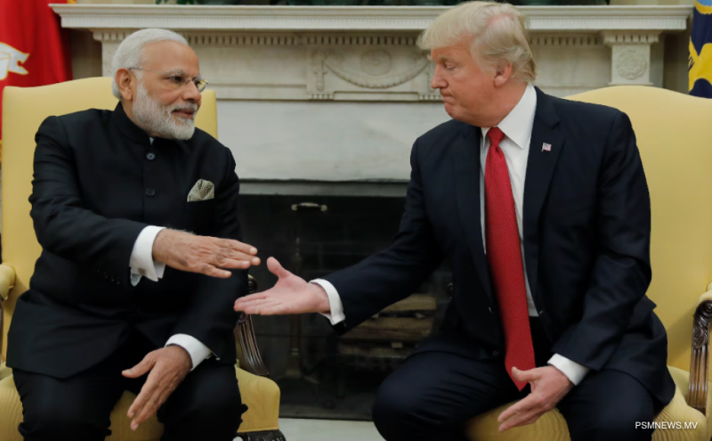 ސުލްހައިގެ ބޯޑުގައި ބައިވެރިވެވަޑައިގަތުމަށް ޓްރަމްޕް މޯދީއަށް ދައުވަތުދެއްވައިފި