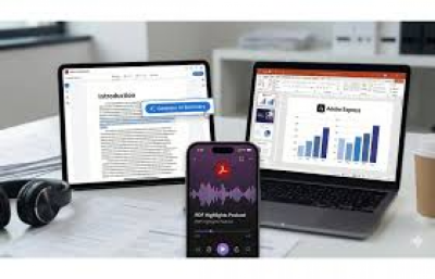 ޕީޑީއެފް ފައިލްތައް، ޕޮޑްކާސްޓާއި ޕްރެޒެންޓޭޝަނަށް ބަދަލުކުރެވޭ އޭއައި ޓޫލްތަކެއް އެޑޯބީން ތައާރަފްކޮށްފި