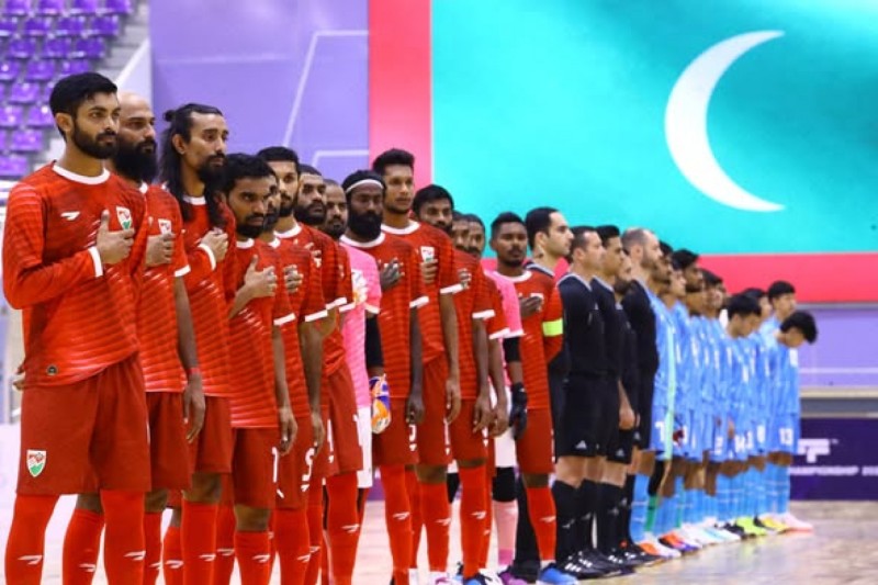 މޮޅުވުމުގެ ރެކޯޑާއެކު ރާއްޖެއިން ސަރަހައްދުގެ ފުޓްސަލް ތަހުތަށް