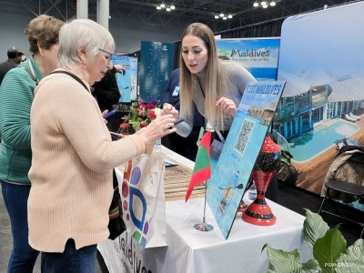 ނިއުޔޯކުގައި ބޭއްވި ޓްރެވަލް އެންޑް އެޑްވެންޗަރ ޝޯގައި ރާއްޖެ އިޝްތިހާރުކޮށްފި