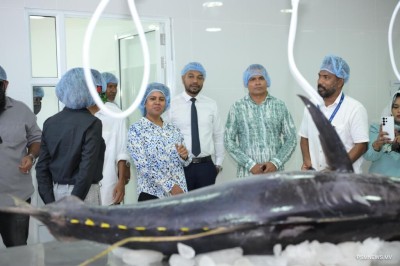 ހުޅުމީދޫ މަސް ޕްރޮސެސިން ފެސިލިޓީ ހުޅުވައިފި