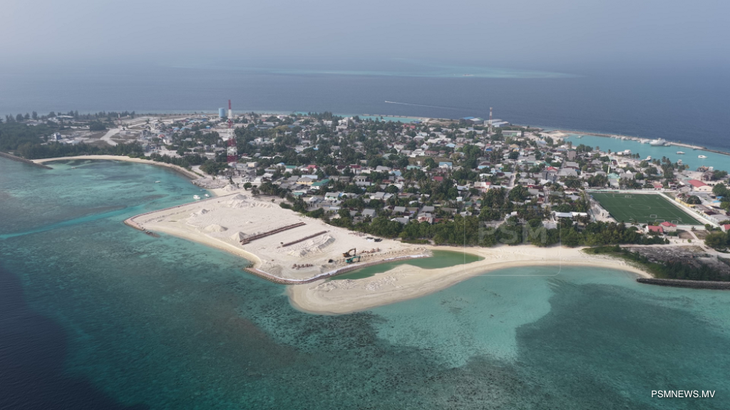 ވެލިދޫ ބިން ހިއްކުމުގެ މަސައްކަތް ފެބުރުވަރީގެ ނިޔަލަށް ނިންމަނީ