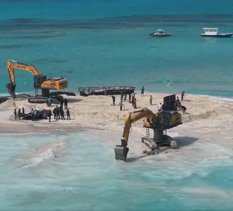 ނ. ވިހަފަރުގައި އެއަރޕޯޓެއް ތަރައްޤީކުރުމަށް ބިންހިއްކުމުގެ ޢަމަލީ މަސައްކަތް ފެށުން - 29 ޖެނުއަރީ 2026.