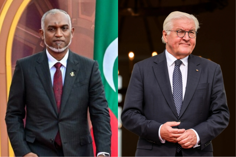 ޖަރުމަނުގެ ރައީސްގެ ދައުވަތަކަށް ރައީސް މުއިއްޒު އެ ގައުމަށް ވަޑައިގަންނަވަނީ