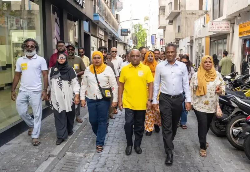 އެމްޑީޕީގެ ކެންޑިޑޭޓުން މައްޗަންގޮޅި އުތުރު ދާއިރާގައި ކުރިޔަށް ގެންދިޔަ ދޮރުން ދޮރަށް ހަރަކާތަށް ހޫނު ތަރުހީބެއް