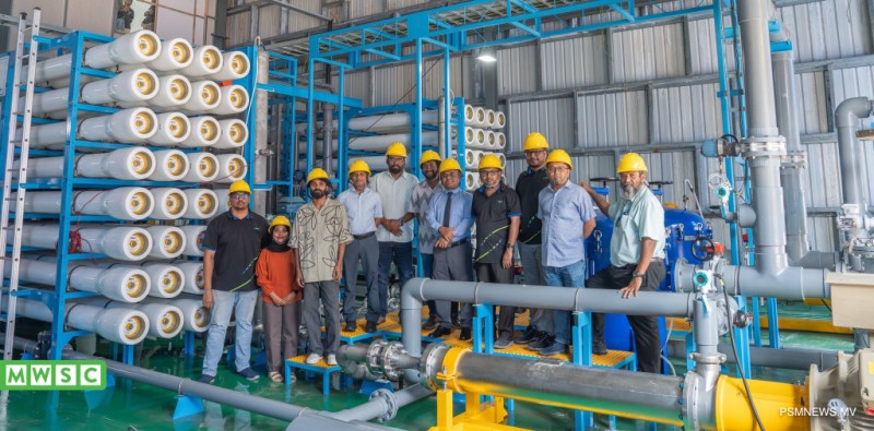 ހުޅުމާލޭ 5000 ޓަނުގެ ފެން އުފައްދާ އާރްއޯ ޕްލާންޓް ބޭނުން ކުރަން ފަށައިފި