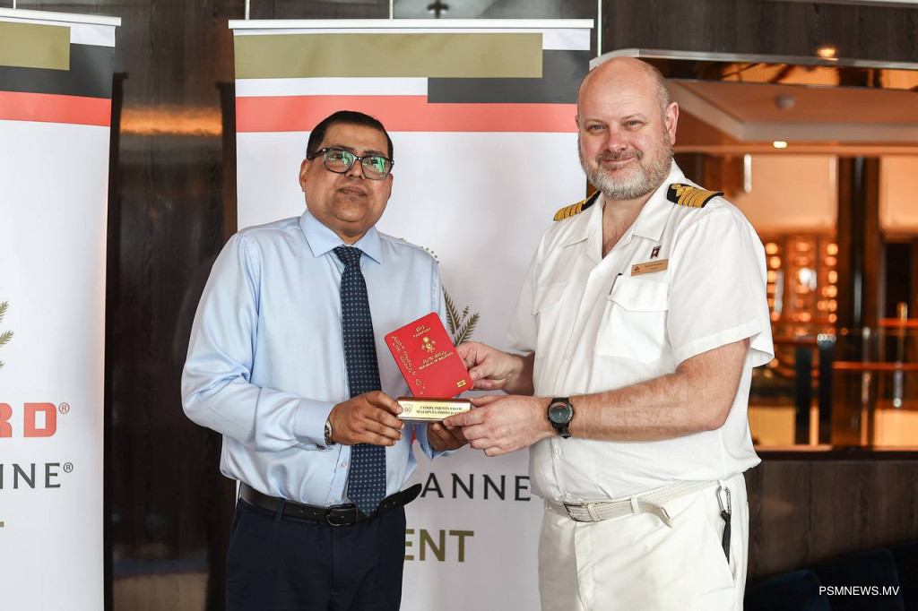 "ކްއީން އޭން" ކްރޫޒްލައިންގެ ފުރަތަމަ ދަތުރުގައި ރާއްޖެއަށް 2،669 ފަތުރުވެރިން