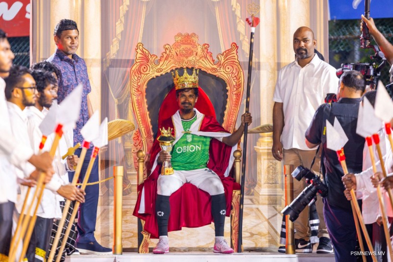 ރާއްޖޭގެ ފުޓްސަލް ރަސްގެފާނަކީ ޔާމީން