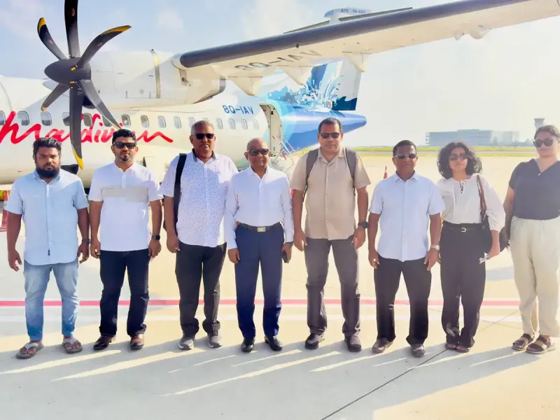 ލޯކަލް ކައުންސިލް އިންތިހާބު ކެމްޕޭނަށް އެމްޑީޕީގެ ރައީސް ހއ. އަތޮޅަށް ވަޑައިގެންފި