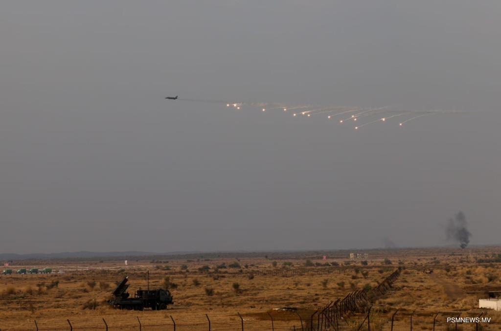 އިންޑިޔާ އަސްކަރިއްޔާގެ ވައިގެ ބާރު ދުނިޔެއަށް ދައްކާލައިފި