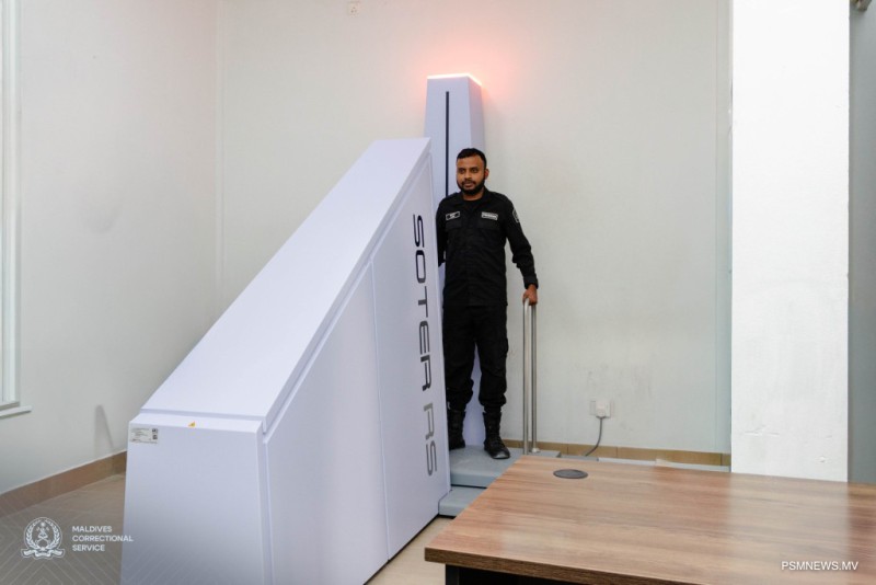 މާފުށީ ޖަލުގައި ފުރަތަމަ ފަހަރަށް ބޮޑީ ސްކޭނަރެއް ބަހައްޓައިފި