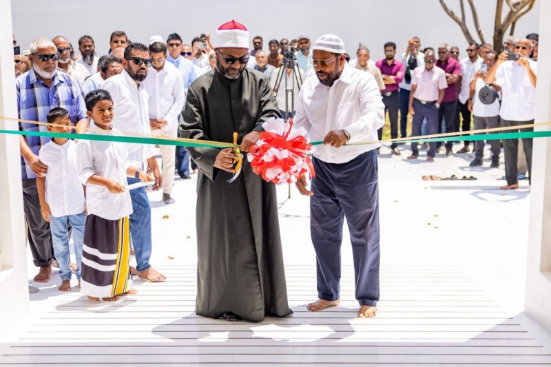 ވިޔަފާރިވެރިޔާ ގާސިމް މާމިގިލީގައި ބިނާކޮށްދެއްވި މިސްކިތް ހުޅުވައިފި